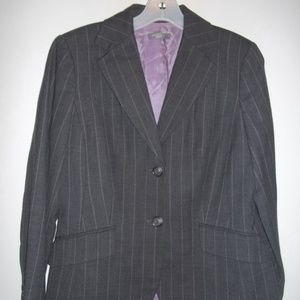 Ann Taylor Pinstripe Blazer